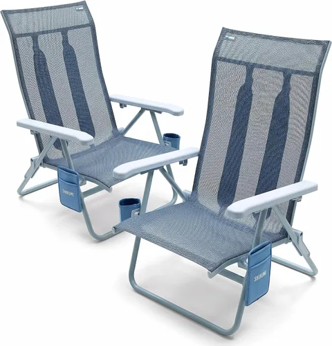 Vista 12 de Shibumi Shade Silla de playa portátil para adultos Marco de grado marino antioxidante Capacidad de 300 libras Correas acolchadas