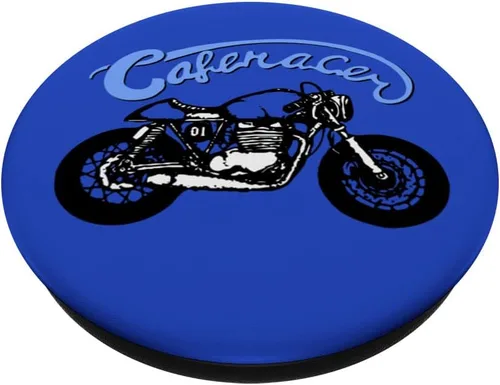 Vista 2 de Cafe Racer Biker Men Women Adult Teens Boys Girls Kids Youth PopSockets Swappable PopGrip