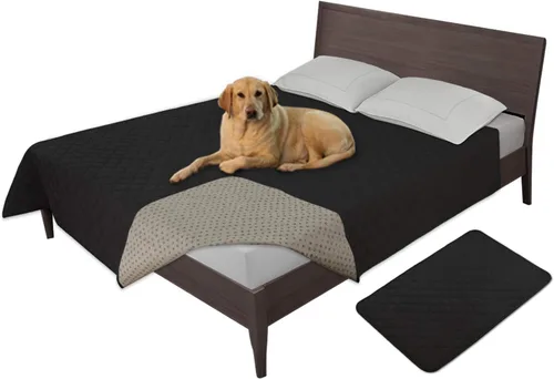 Vista 30 de Easy-Going - Funda impermeable 100% para cama de perro, manta antideslizante para mascotas para muebles, funda lavable para sofá, funda de repuesto