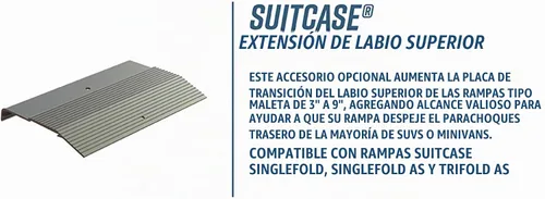 Vista 5 de Rampas de acceso portátiles con extensión de placa superior