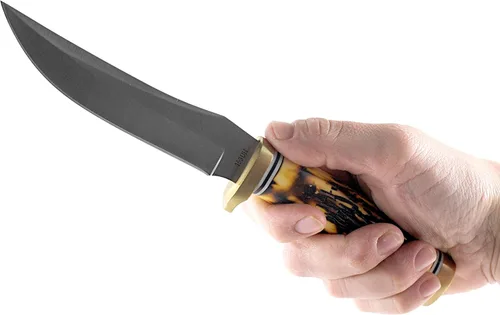 Vista 4 de Uncle Henry 153UH Next Gen Golden Spike Knife with 5in High Carbon S.S. Fixed Blade