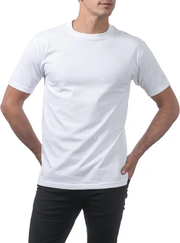 Vista 3 de Pro Club Camiseta de manga corta de algodón cómodo para hombre