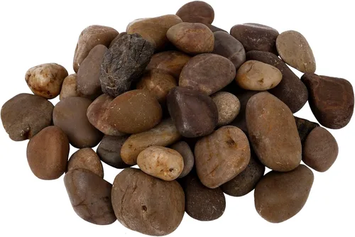 Vista 2 de Ashland Paquete de 4: Rocas de río marrón oscuro y bronceado