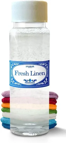 Vista 3 de Fresh Linen - Botella individual concentrada de 2.0 onzas líquidas compatible con Sirena, fragancia al vacío arcoíris, Hyla, difusores