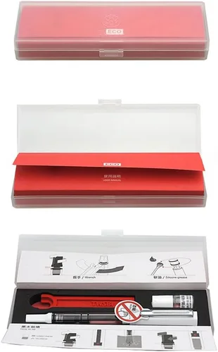 Vista 5 de TWSBI ECO Pluma Estilográfica Blanca, Plumín M