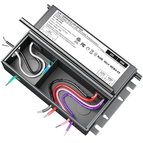 Vista 22 de Controlador LED regulable de 60 W y 12 V para regulador Lutron y Leviton, transformador de fuente de alimentación de CA a CC triac/ELV/MLV para tira