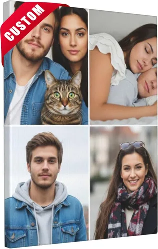 Vista 16 de Nxwdwqa Impresiones en Lienzo Personalizadas con Tus Fotos Impresas, Arte de Pared en Lienzo Personalizado, Sube Tu Foto al Arte de Pared, Regalo