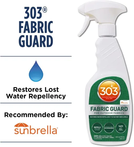 Vista 2 de Protector UV 304 (30302) PDQ A2 Restores water and stain resistance on outdoor fabric, canvas, cushions, and upholstery.