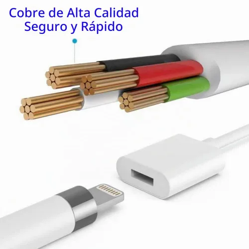 Vista 7 de ForApple - Cargador de bolígrafo (1 unidad, 1 pie) para Apple Pencil de 1ª