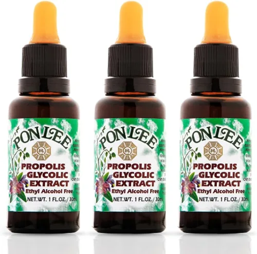 Vista 6 de PONLEE Extracto líquido de propóleo de abeja verde de Brasil sin alcohol 30ML 1 paquete