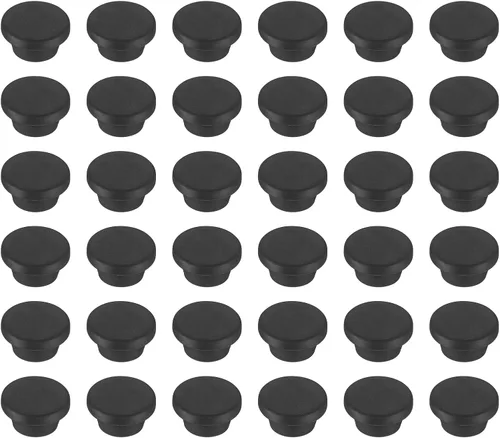 Vista 164 de MECCANIXITY - Tapones de silicona en forma de T (26mm, 1 pulgada de diámetro), color negro