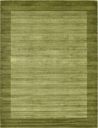Vista 12 de Unique Loom Del Mar Collection - Alfombra Abigail (rectángulo de 9' x 12', verde claro/ marfil)