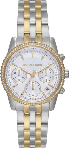 Vista 8 de Michael Kors Bryant - Reloj cronógrafo para mujer de acero inoxidable y cristal pavé