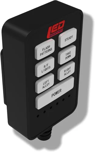 Vista 6 de Barra de luz LED de emergencia Falcon Flight de Assurant Solutions, 3 watts, 27" (68.58 cm), Ambar