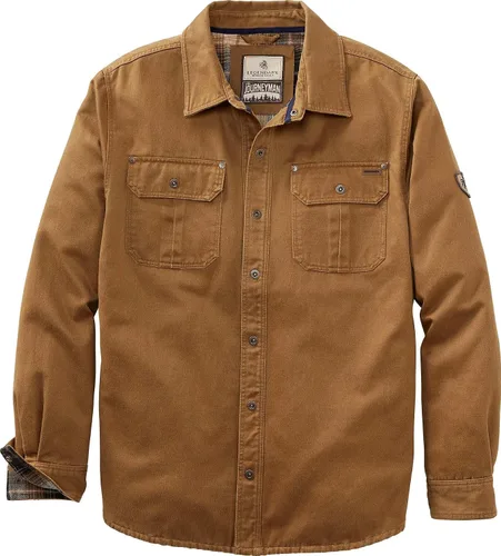 Vista 8 de Legendary Whitetails – Chaqueta de camisa de franela con forro para hombre, de algodón encerado resistente al agua Cebada