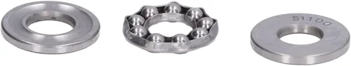 Vista 7 de Kit de rodamientos axiales de metal axial desmontable de alta precisión de 10 piezas (51100)