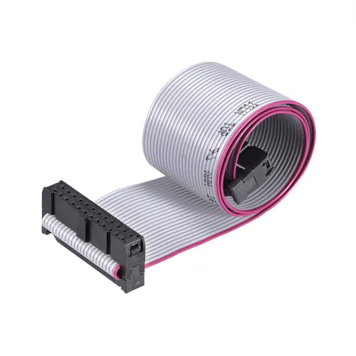 Vista 6 de uxcell Longitud plana de la echada los 11.8 in de la echada los 11.8 in del conector 6Pins 8.3 ft m del conector FC/FC del alambre de IDC