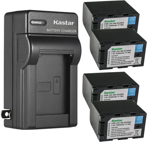 Vista 7 de Kastar Reemplazo del cargador de batería de pared de CA para JVC GY-HC500 GY-HC500E, GY-HC500U GY-HC500UN, GY-HC500SPC GY-HC500SPCN, GY-HC550