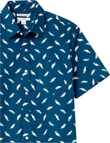 Vista 5 de Tienda Essentials Camisa de manga corta ajustada para hombre