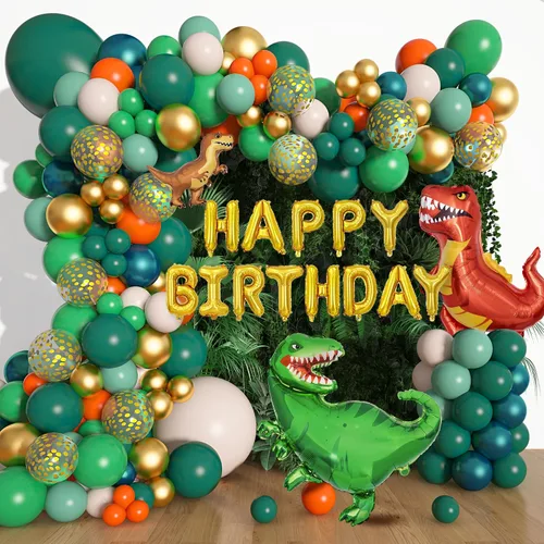 Vista 10 de Amandir Kit de guirnalda de arco de globos tropicales de 165 piezas, azul aguamarina, coral, rojo, rubor, verde pastel, globos de coco, hojas