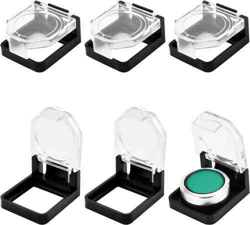 Vista 8 de 4 protectores de plástico transparente para interruptor de botón, a prueba de polvo, pomo de parada de emergencia para botón de encendido de 0.866