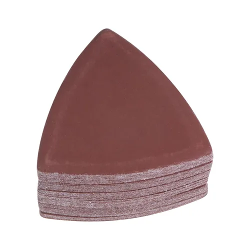 Vista 27 de HARFINGTON 60 piezas de papel de lija triangular de gancho y bucle, 40 granos, almohadillas de lijado de óxido de aluminio de 3-1/8 pulgadas, papel