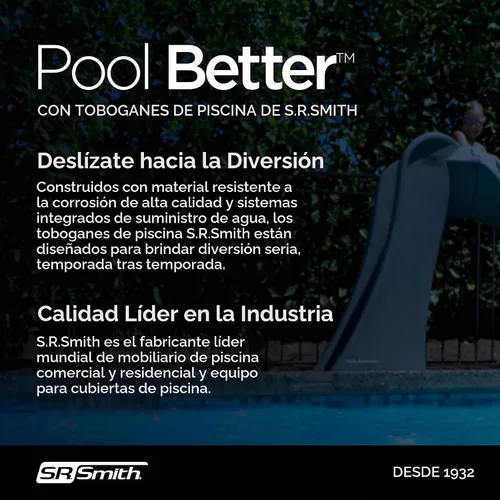 Vista 7 de S.R. Smith Cyclone tobogán para piscina de curva derecha, Curva derecha, Arena