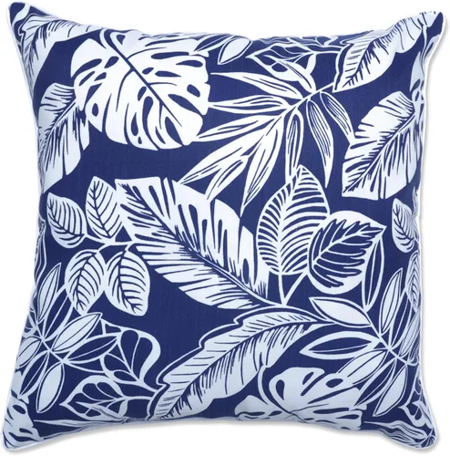 Vista 20 de Pillow Perfect Almohadas lumbares Delray azul marino para exteriores/interiores, 11.5 x 18.5 pulgadas, paquete de 2