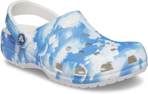 Vista 6 de Crocs Clogs - Zuecos clásicos para adultos estampados unisex estampado de nube 6 Women4 Men