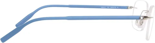 Vista 3 de Gafas de sol Montblanc MB 0221 O- 009 PlataAzul Transparente, Plata Transparente Azul, 5922150