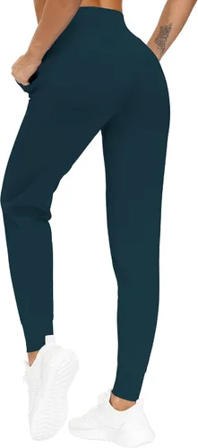 Vista 9 de THE GYM PEOPLE - Pantalones deportivos ajustados para mujer, ligeros, para entrenamiento, yoga, correr y descanso