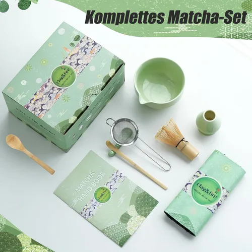 Vista 3 de Clay&Fire Batidor de matcha, batidor de bambú hecho a mano para polvo matcha, Chasen japonés tradicional para agitador de matcha, Wisk Matcha 100%