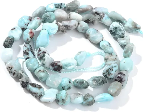 Vista 10 de HAAMIIQII - Cuentas sueltas de cristal de amatista púrpura natural de 5-8 mm, pequeñas, irregulares, en forma libre, pulidas, para hacer joyas, 38