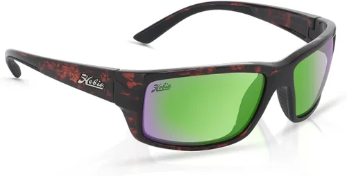 Vista 9 de Hobie Snook Men's Polarized Wrap Sport Sunglasses – Large Fit, Full-Coverage, Floatable Frames, Multiple Lens Options