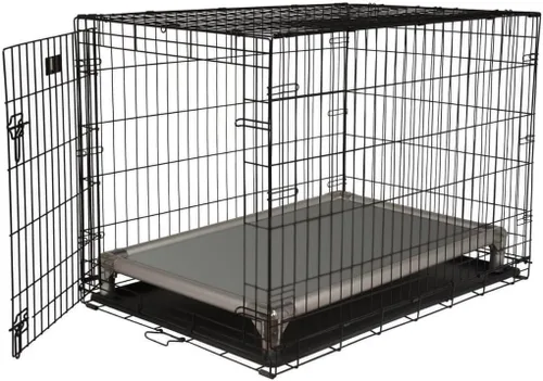 Vista 10 de Kuranda Cama elevada para mascotas a prueba de masticación - PVC almendra - 25" x 18" - Cordura Nylon - Borgoña