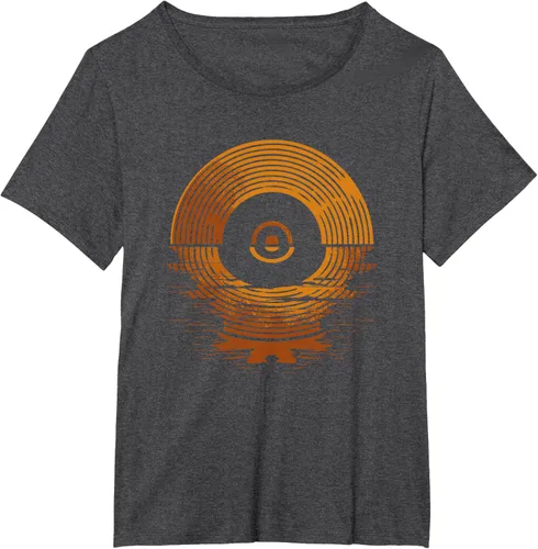Vista 25 de Vinyl LP Records - Camiseta de vinilo Sunset Negro