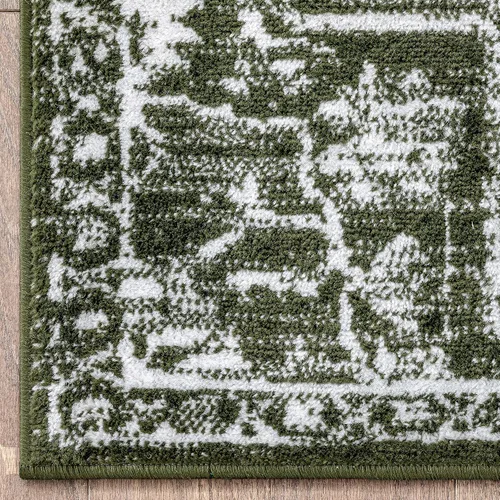 Vista 51 de Well Woven - Alfombra tejida estilo vintage con diseño de medallón, 68 x 120 cm