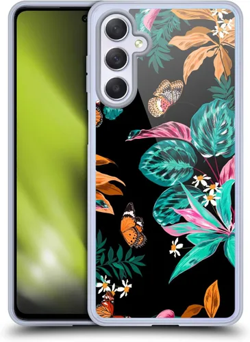 Vista 16 de Head Case Designs Officially Licensed Haroulita Blue Red Ethnic Pattern Gel Case [Military Grade Protection] Compatible with Samsung Galaxy M54 5G