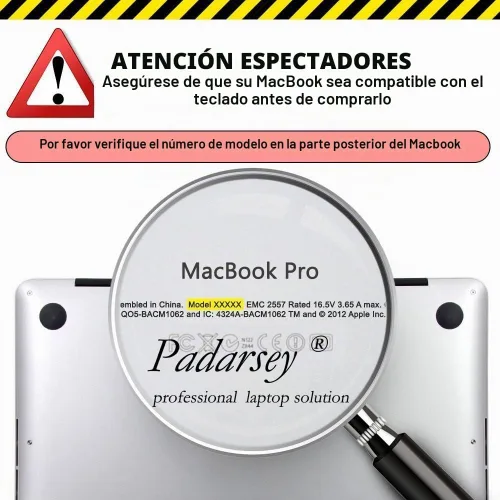 Vista 7 de Teclado retroiluminado de repuesto con retroiluminación de EE. UU. con 80 tornillos PCE, para MacBook Pro Retina de 13 pulgadas A1502