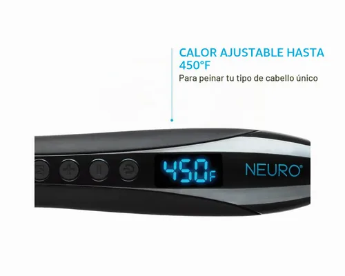 Vista 10 de Neuro by Paul Mitchell - Rizador de titanio flexible en ángulo, tecnología ajustable pendiente de patente, crea ondas de playa + rizos de aspecto