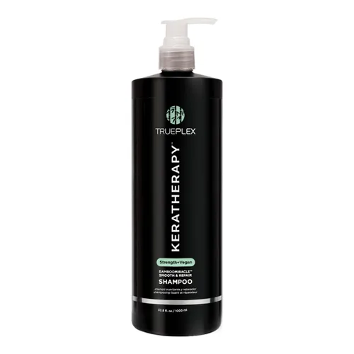 Vista 10 de KERATHERAPY Bamboo Miracle Smooth & Repair Champú, 10.1 onzas, 10.1 fl oz – Fórmula limpiadora vegana para cabello dañado y encrespado – Hidratante