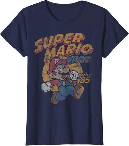 Vista 31 de Super Mario Bros. Desde '85 Camiseta Vintage con Póster' Negro