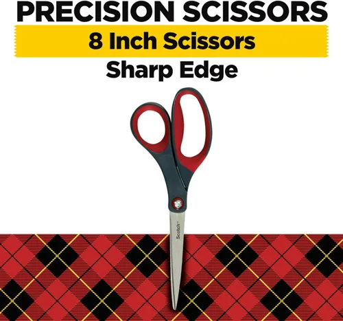 Vista 2 de Scotch - Tijeras de precisión de 6 pulgadas, ideal para uso diario (1446)