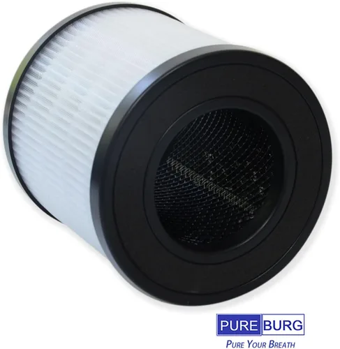 Vista 2 de PUREBURG Filtros de repuesto compatibles con Purivortex AC201B y purificadores de aire FULMINARE PU-P05, paquete de 4 unidades H13 True HEPA de 3