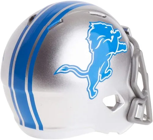 Vista 2 de Riddell NFL Detroit Lions - Casco Pocket Pro, talla única, color del