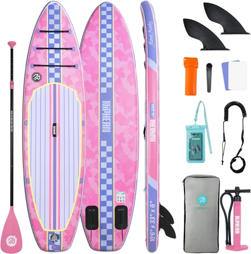 Vista 12 de Niphean Inflatable Stand Up Paddle Board with SUP Accessories