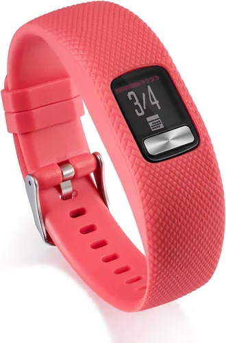 Vista 5 de Compatible con Garmin Vivofit 4 Band, correa de repuesto de silicona para Garmin Vivofit 4 (sin rastreador (10 unidades, pequeña)