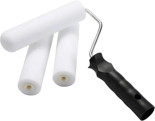 Vista 2 de KUPOO - Kit de rodillos de espuma de 6 pulgadas con marco, bandeja y 8 recambios