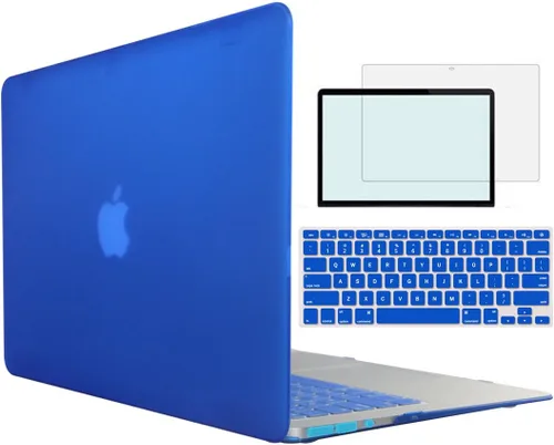 Vista 33 de Funda compatible con MacBook Pro de 13 pulgadas con CD-ROM modelo A1278 versión 2008-2012, carcasa rígida 4 en 1 de plástico a presión con protector