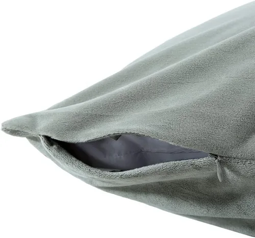 Vista 7 de YANHOMY Funda de almohada corporal ultra suave de 20 x 54 pulgadas con cierre de cremallera oculto para adultos, mujeres embarazadas, suave y Gris